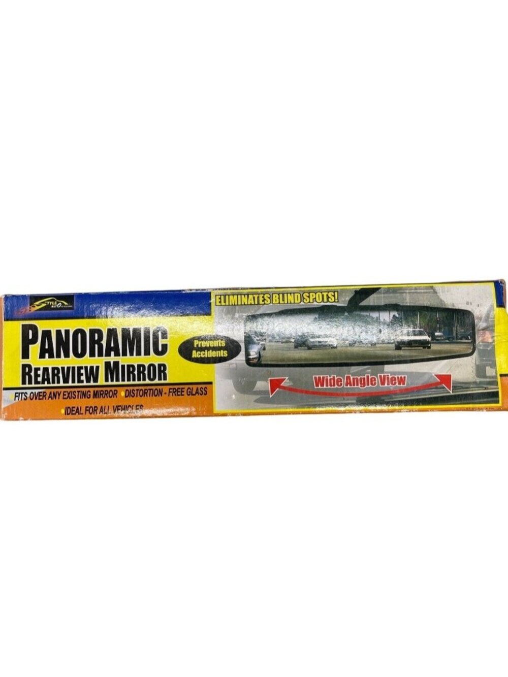 tyle auto accessories panoramic rearview mirror wide angle view new READ
